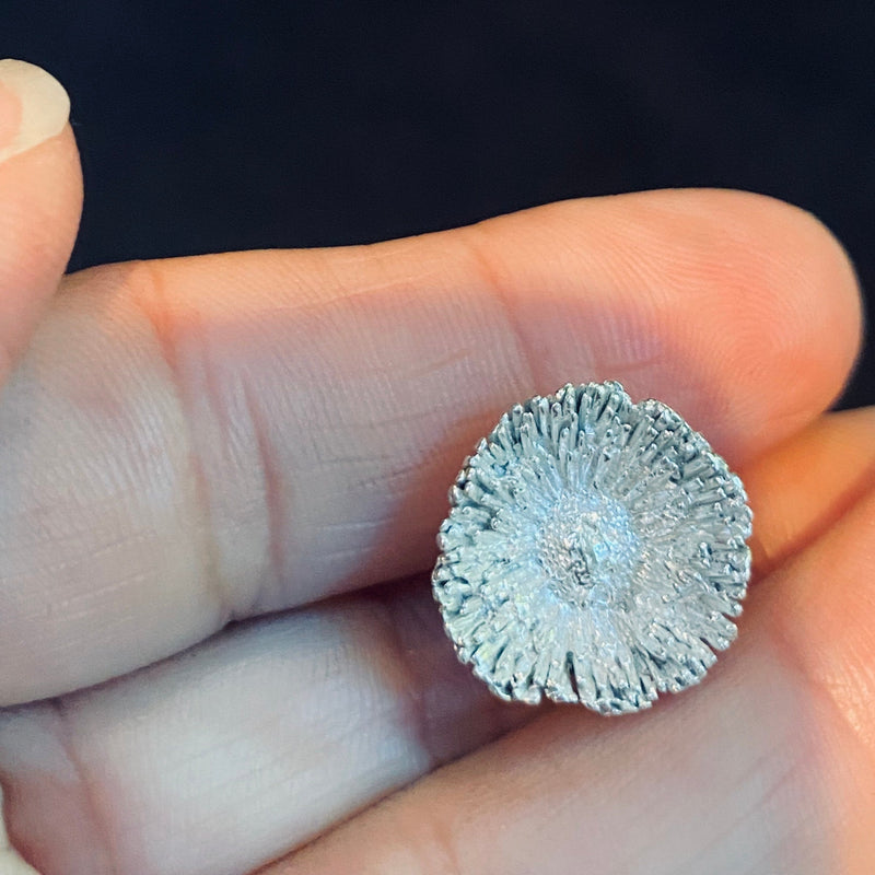 Cast Organic Flower for Jewelry Design