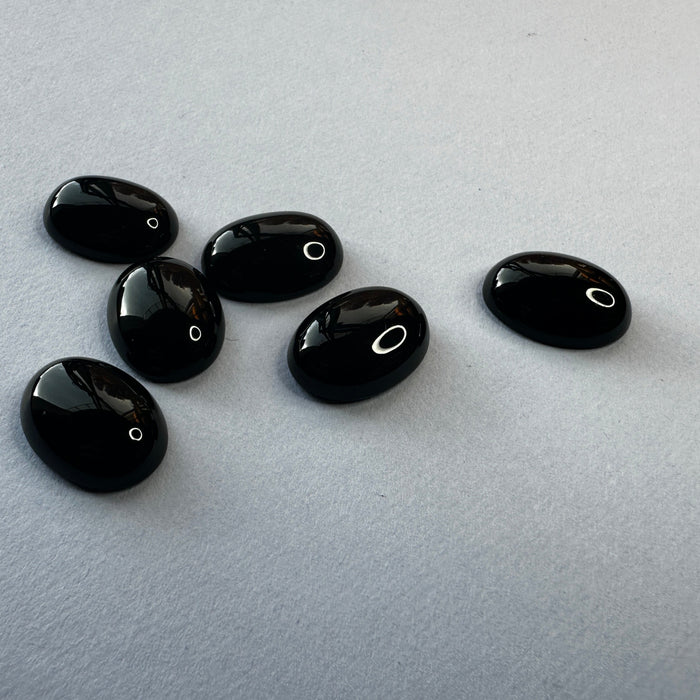 Black Onyx 16x12 mm Oval