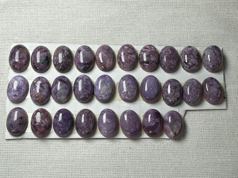 Charoite Cabochons 14x10 Oval
