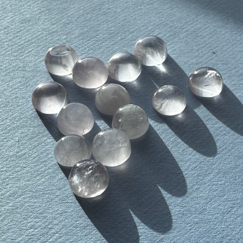 Rose Quartz 7mm round cabochon