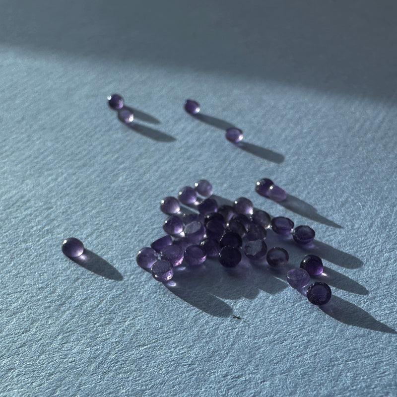 Amethyst 2mm Round Cabochon