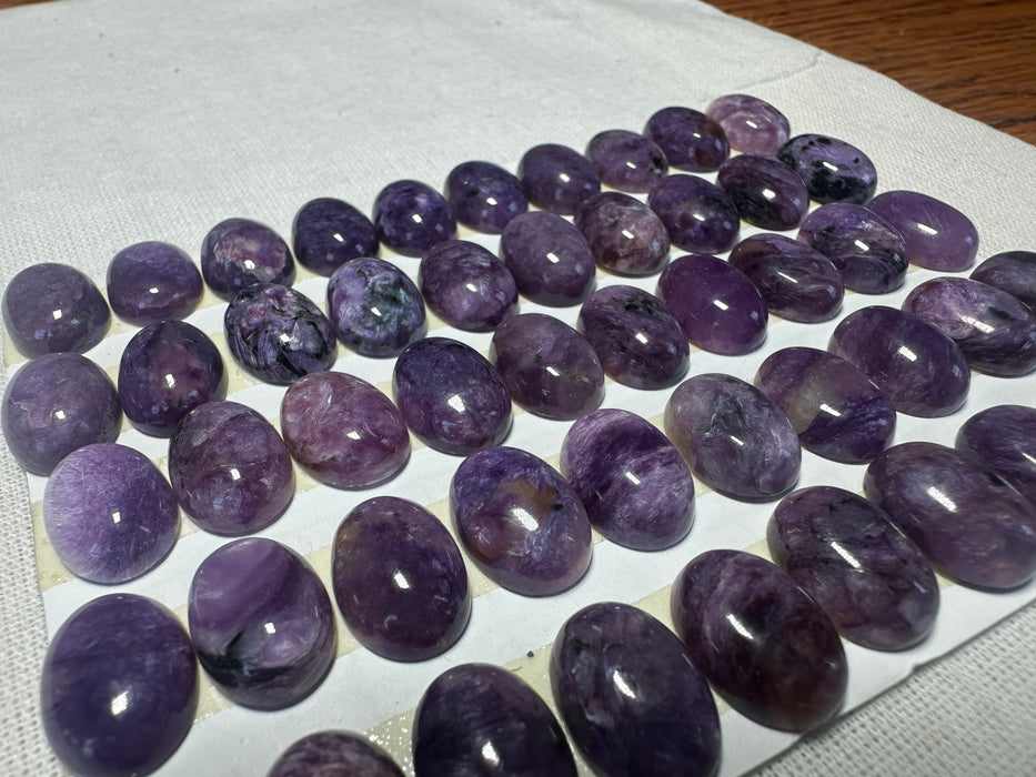 Charoite Cabochons 14x10 Oval