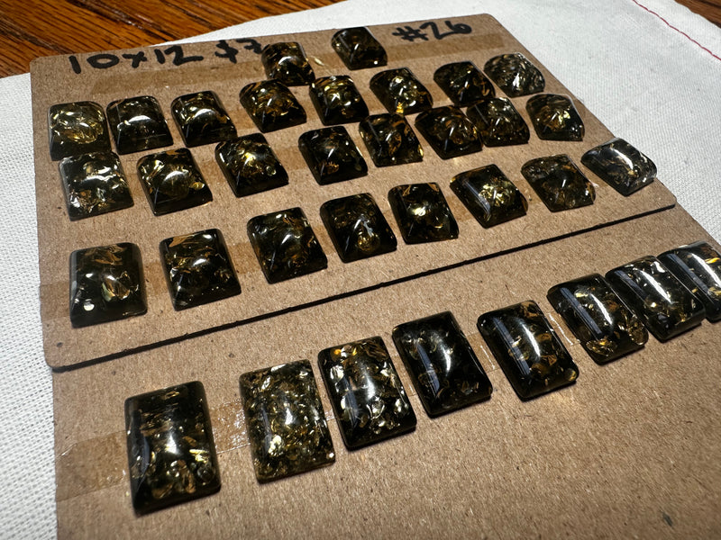 Baltic Amber (backed) 2 Sizes