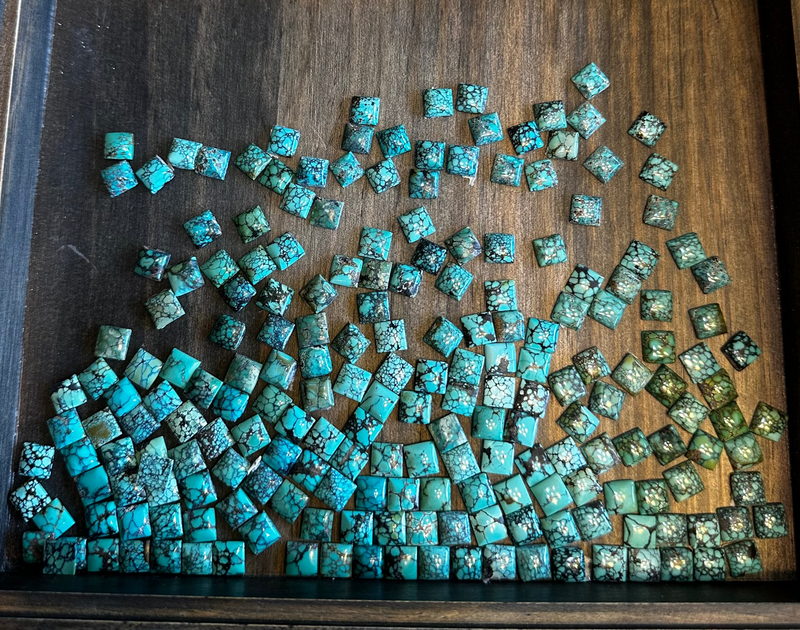 Hubei Turquoise 8 mm square