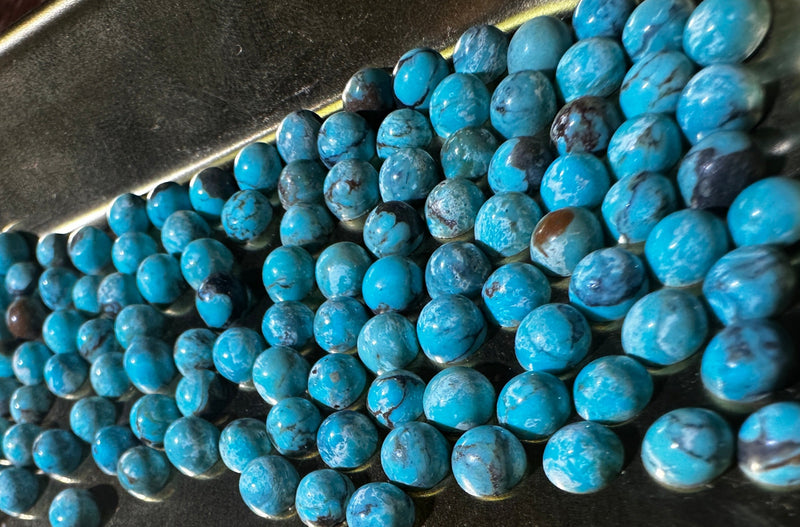Kingman Turquoise cabochons 5mm  round