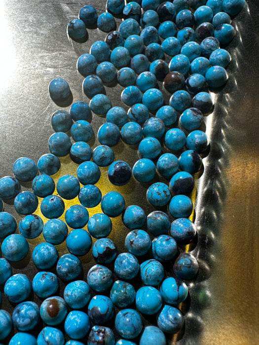 Kingman Turquoise cabochons 5mm  round