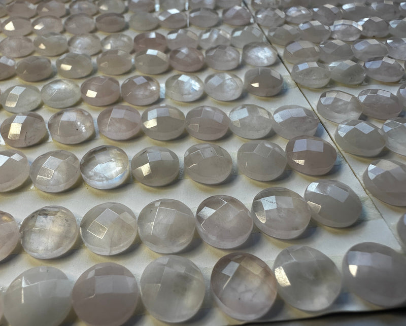 Rose Quartz 9mm round Rosecut