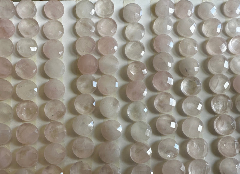 Rose Quartz 9mm round Rosecut