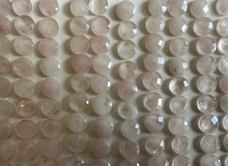 Rose Quartz 9mm round Rosecut