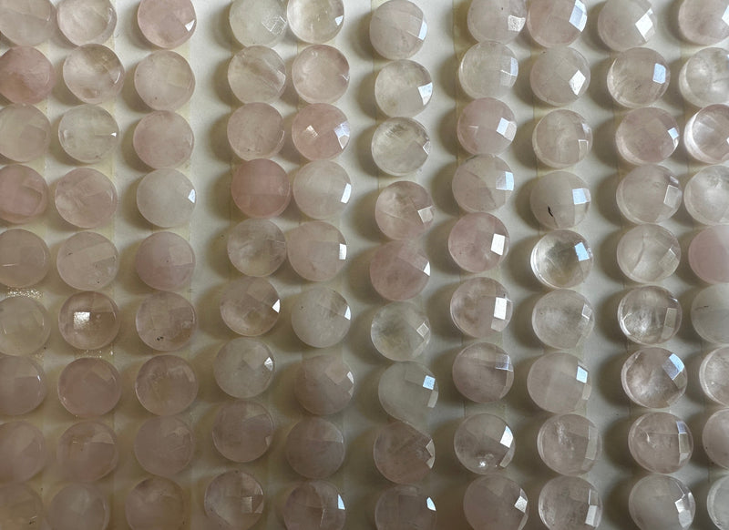 Rose Quartz 9mm round Rosecut