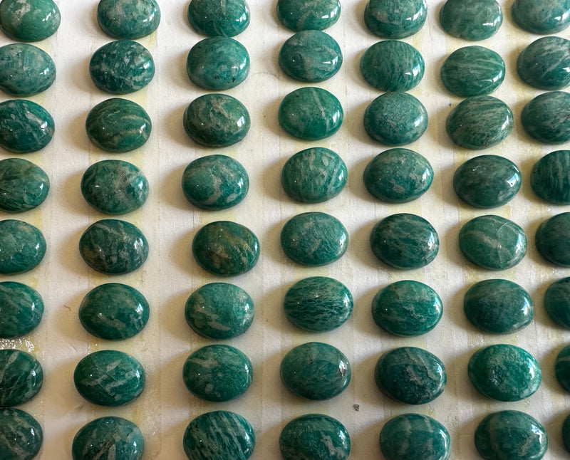 Amazonite Cabochon  12x10 oval