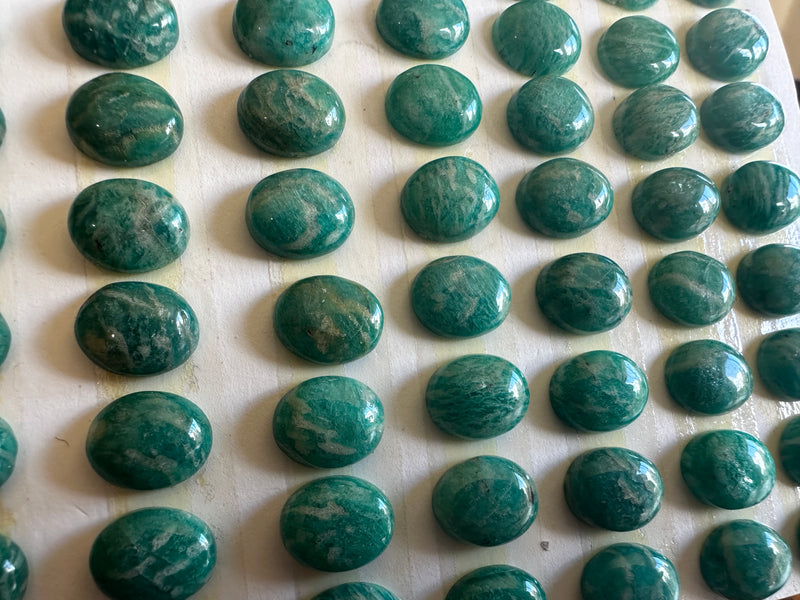 Amazonite Cabochon  12x10 oval