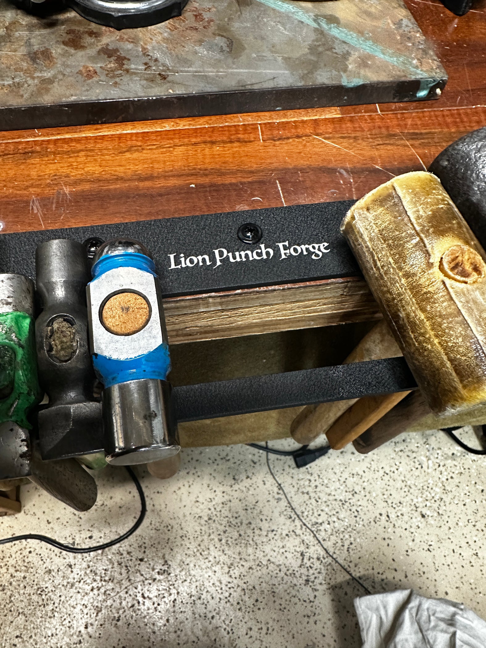 Hammer Rack — Lion Punch Forge