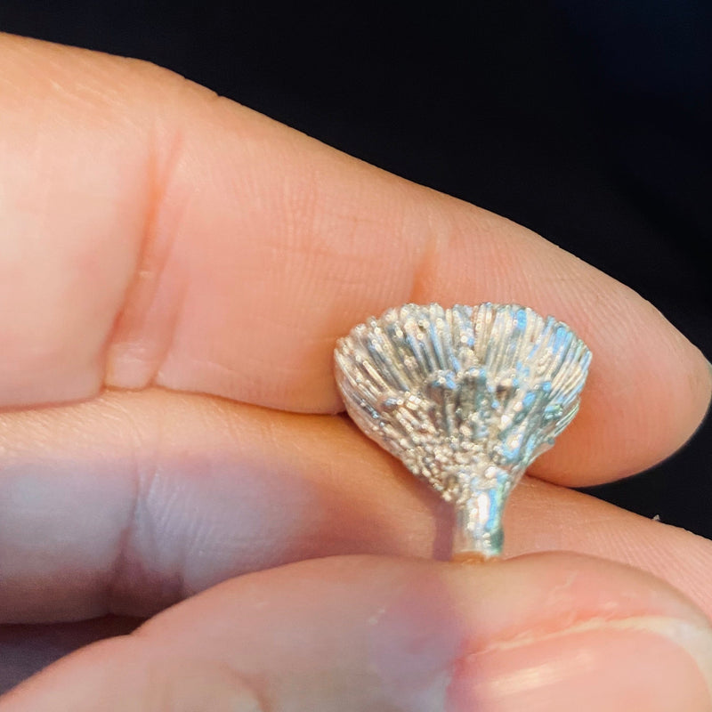 Cast Organic Flower for Jewelry Design