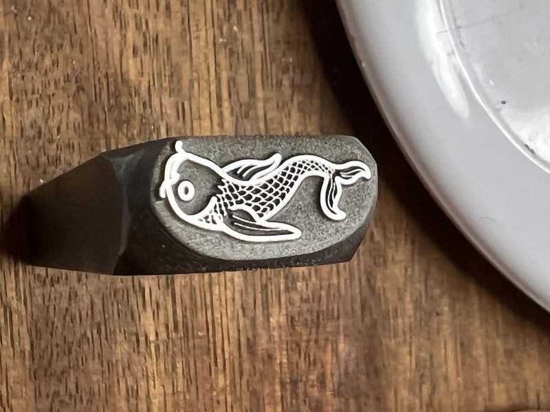 Koi fish stamp