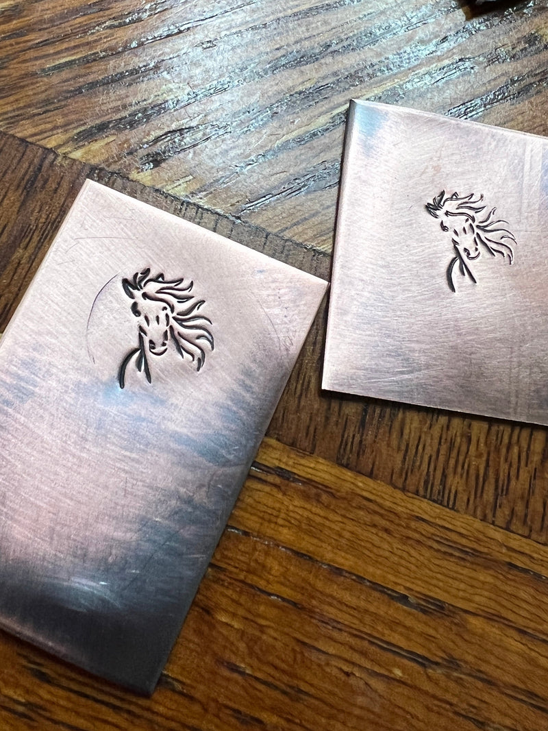 Horse in the Wind stamp