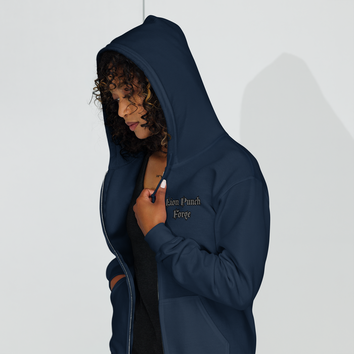 Lion Punch Forge heavy blend zip hoodie