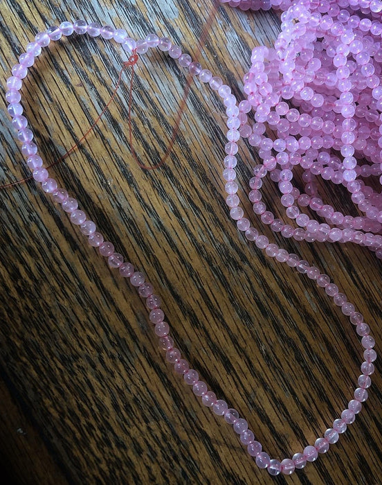 Rose Quartz Beads 4.5mm round