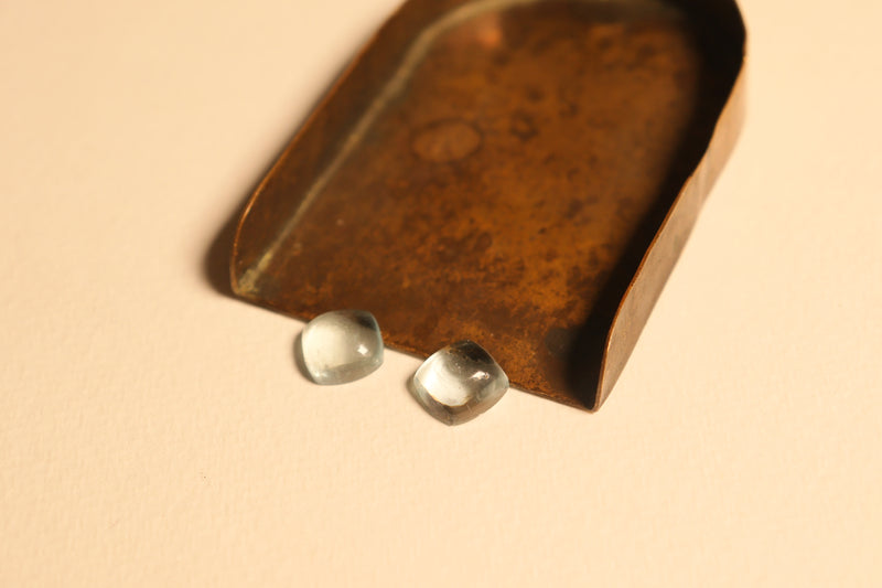 Aquamarine Round Cabochons