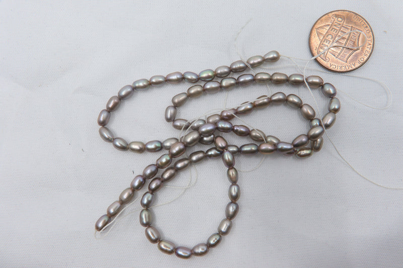 Silver Tone Freshwater Pearls