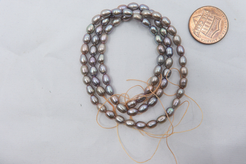 Silver Tone Freshwater Pearls