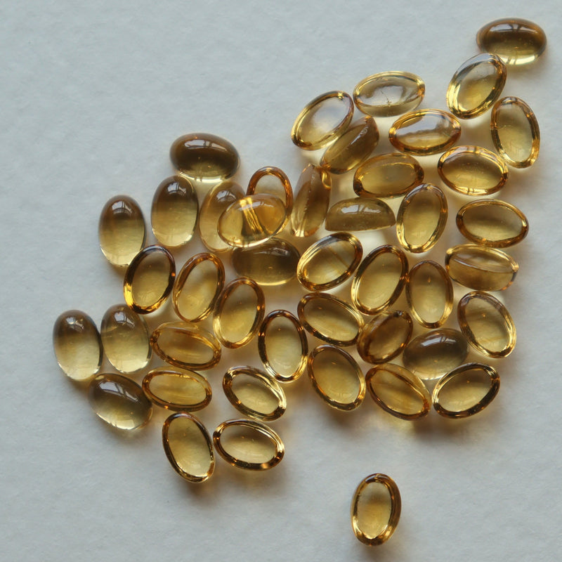 citrine cabochons
