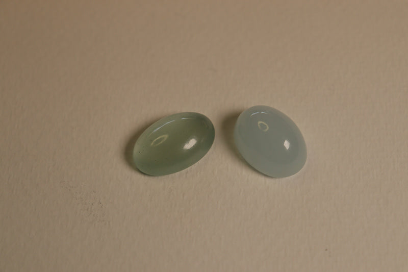 Aquamarine Oval Cabochons