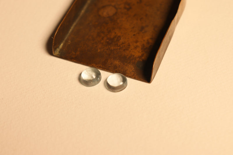 Aquamarine Round Cabochons