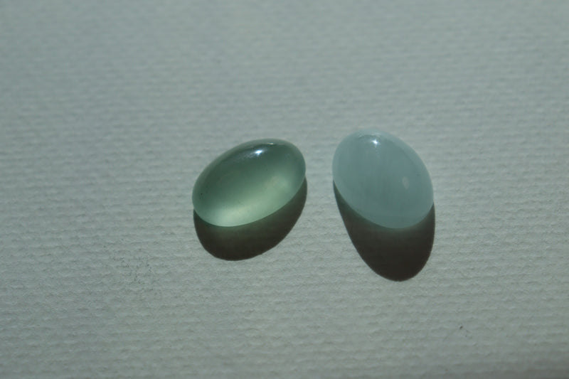 Aquamarine Oval Cabochons