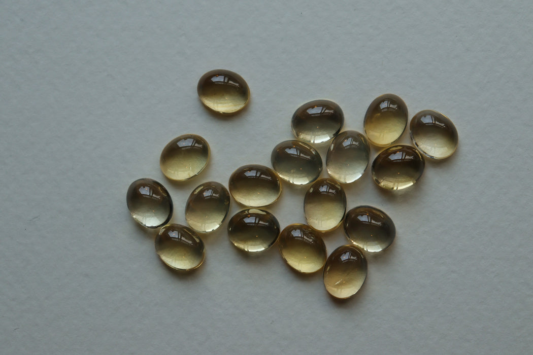 Citrine cabochons 11x9 oval
