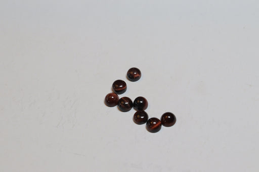 Red Tiger's Eye Cabochons 5mm