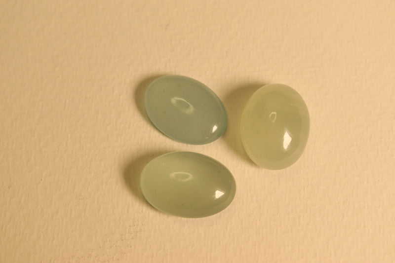 Aquamarine Oval Cabochons