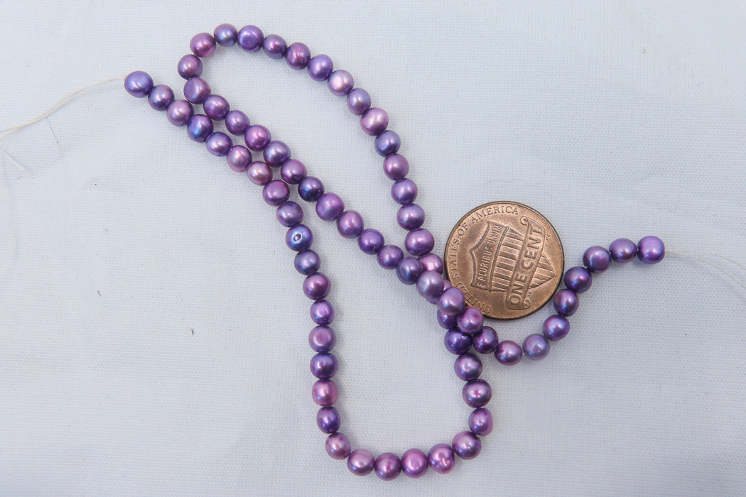 Purple Tone Freshwater Pearls