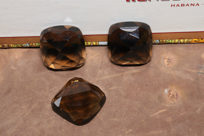 Quartz fumé taille rose