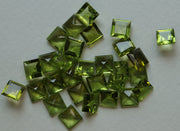 Faceted peridot