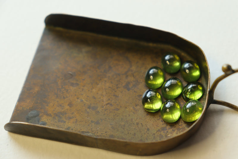 Vesuvianite  Cabochon 9x7 oval