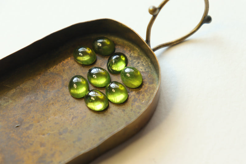 Vesuvianite  Cabochon 9x7 oval