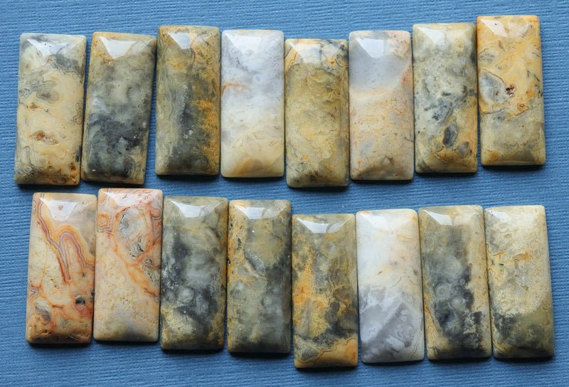 Crazy Lace Agate Cabochons
