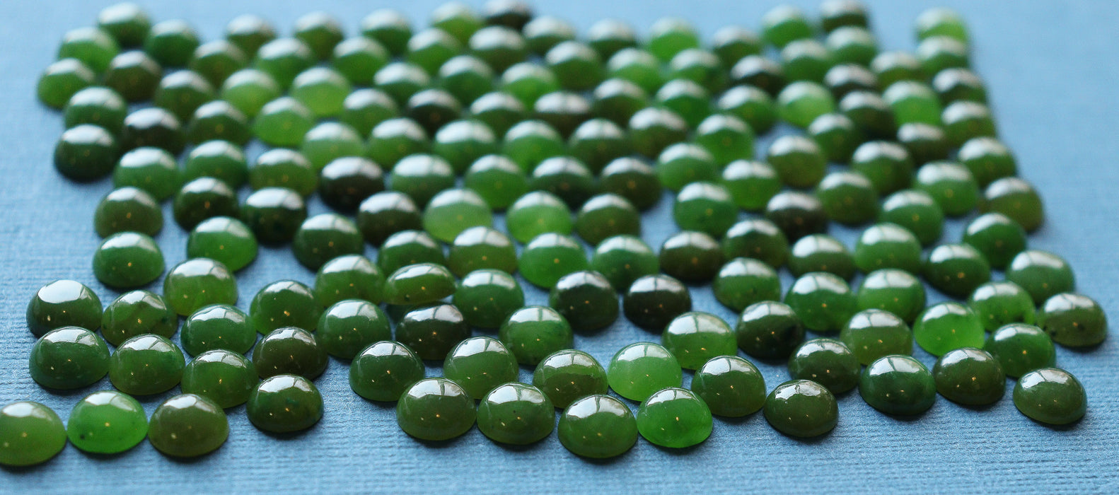 Taiwanese Jade  Cabochon Rounds 7MM