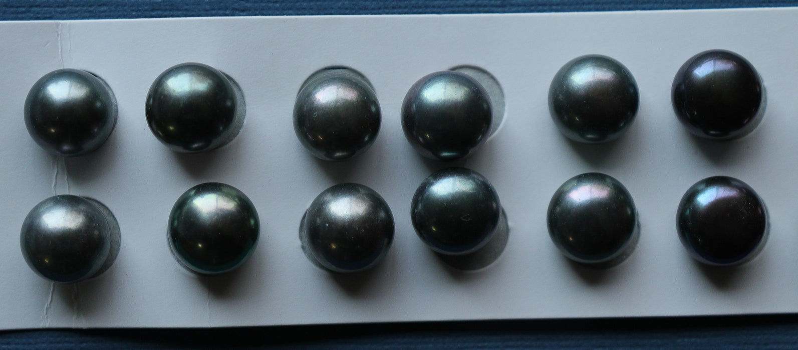 Single Drilled Button Pearls 10-11mm