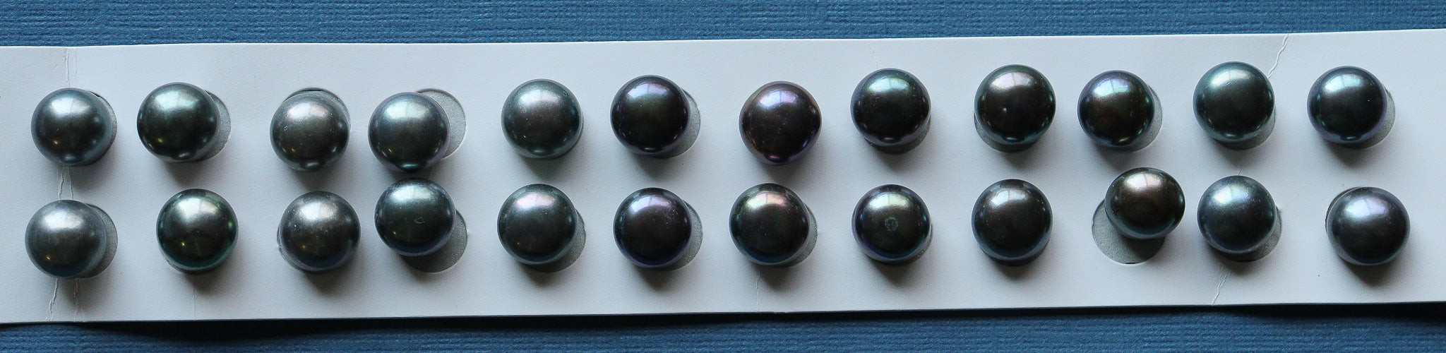 Single Drilled Button Pearls 10-11mm