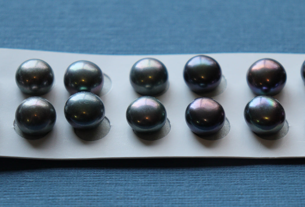 Perlas de botón con una sola perforación de 10-11 mm
