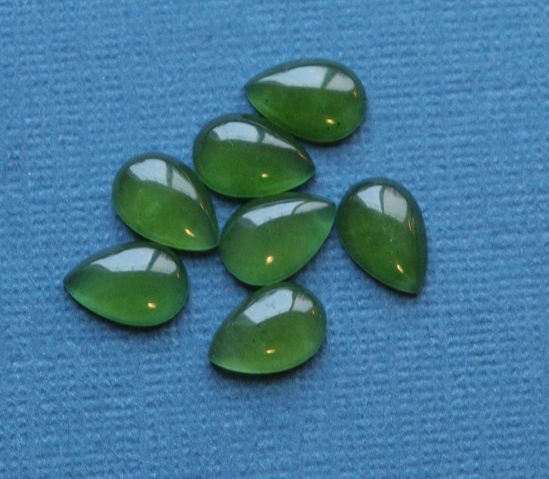Taiwanese Jade Cabochons Pears