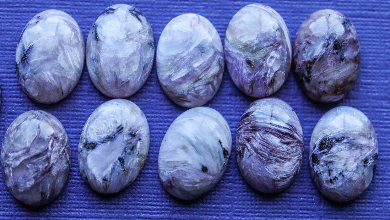Charoïte violet clair 18x13mm