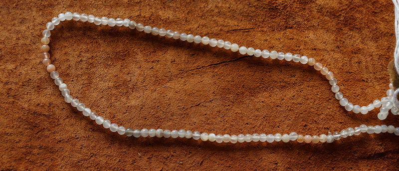 Moonstone Beads 3mm rounds