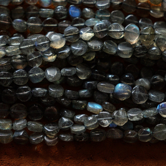Labradorite Beads 5.5mm circles