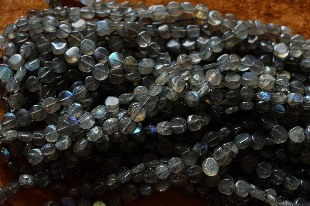 Labradorite Beads 5.5mm circles