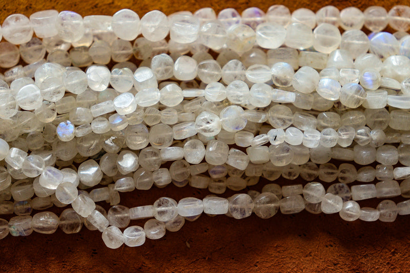 Rainbow Moonstone Beads 4mm-6mm