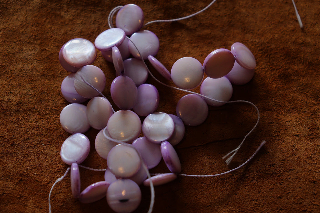 Mother of Pearl Coin Beads (Various Colors)