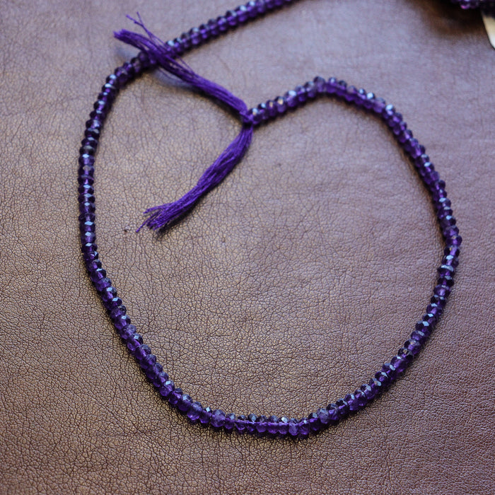 Amethyst Beads 3mm-4.5mm